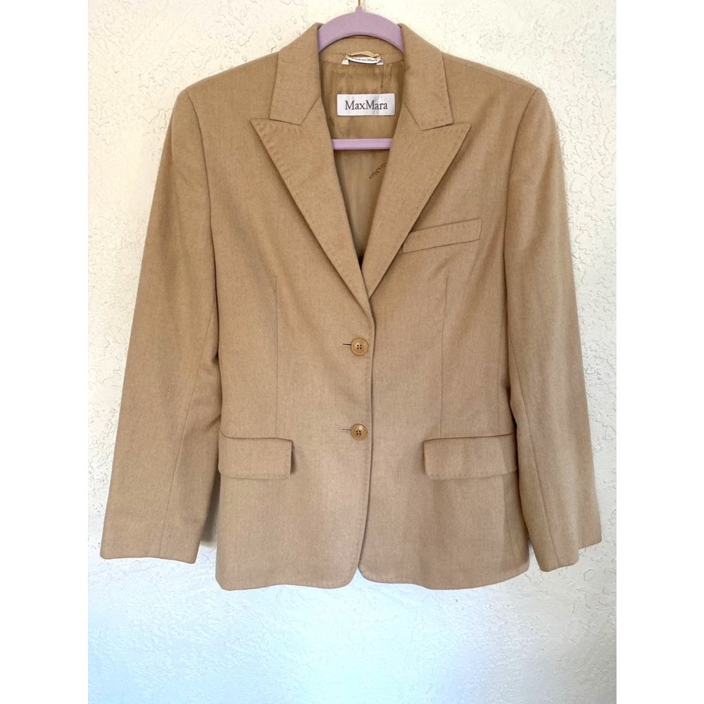 MaxMara Camel Hair Blazer